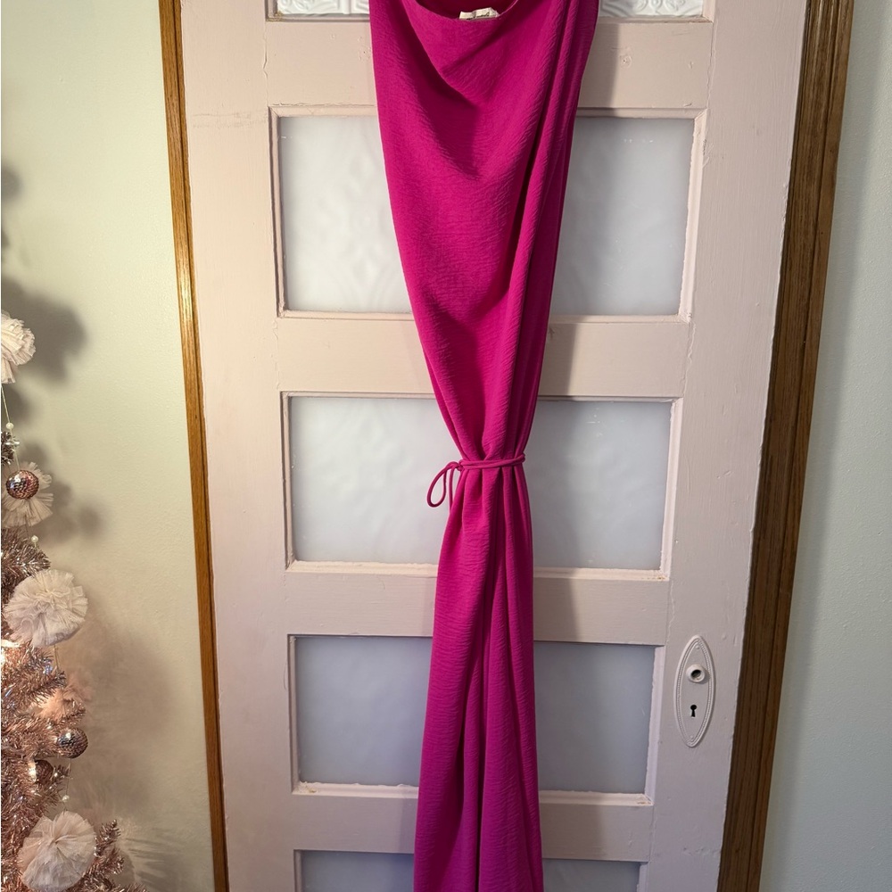 Vibrant Pink Maxi Dress